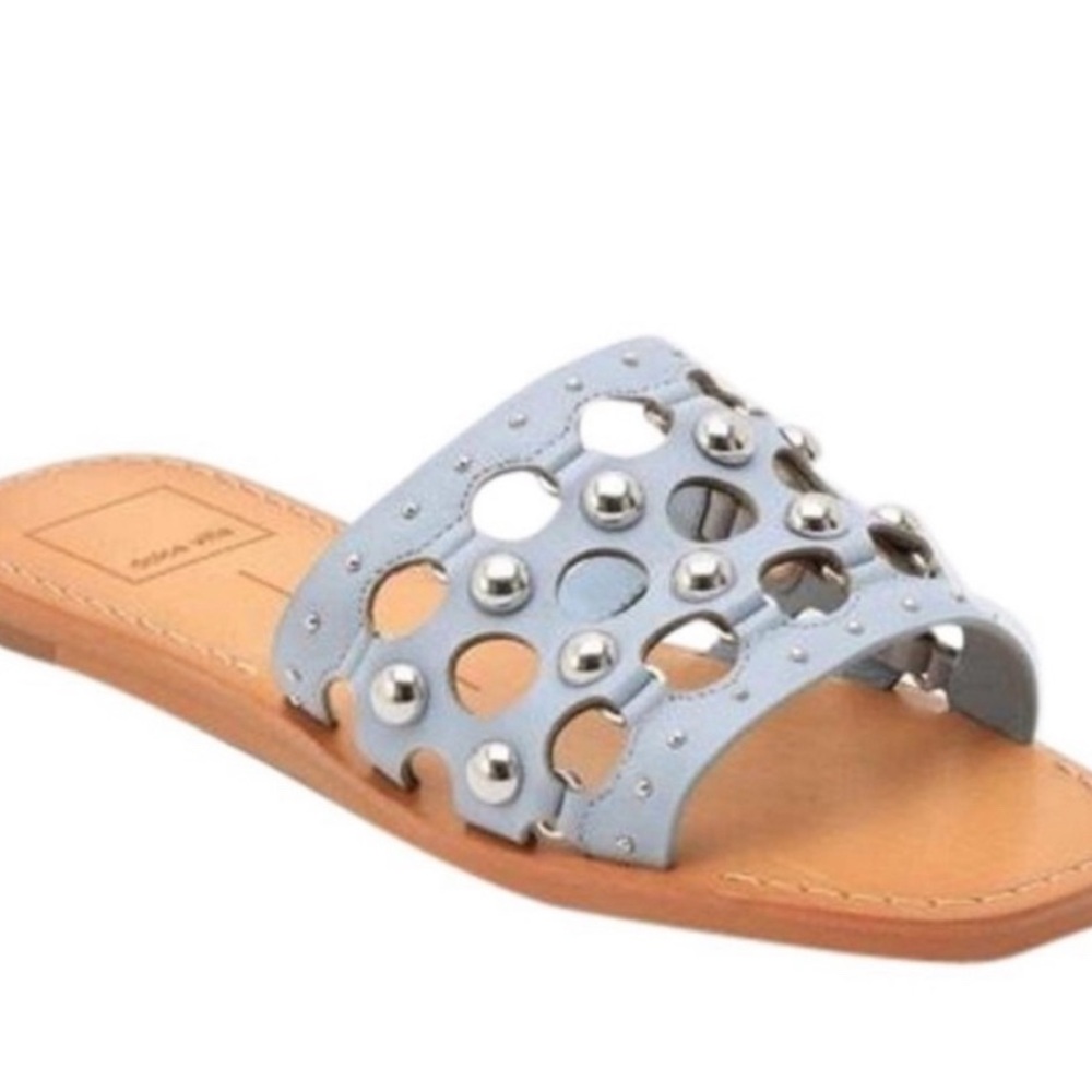 Dolce Vita Celita Studded Sandals in Gray/blue size 10